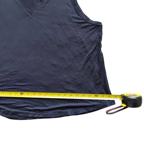 Gentle Fawn Coast Black Tank Top Women's 3X Sleeveless V Neck Casual Blouse - Picture 6 of 7